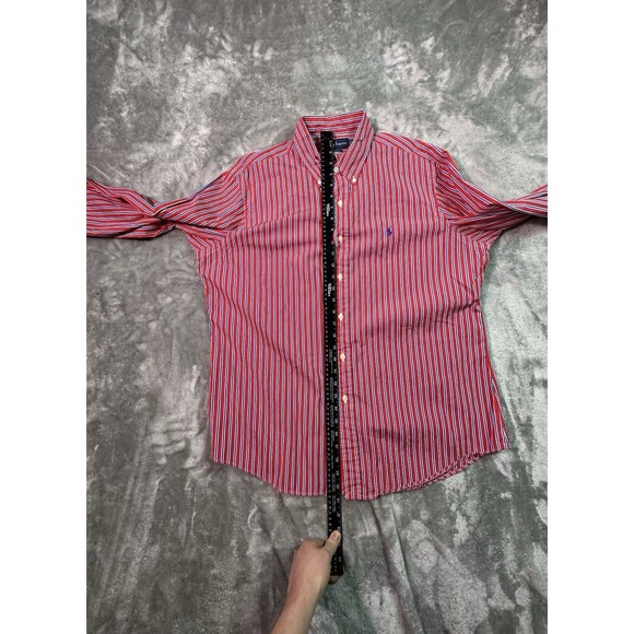 Vtg Polo Ralph Lauren Mens XL Striped Button Shirt Pony - Picture 5 of 6
